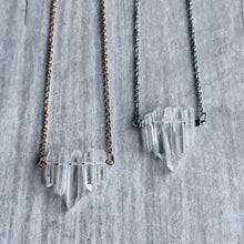 Load image into Gallery viewer, Clear Quartz Points Necklace
