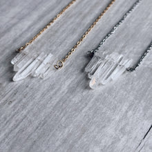 Load image into Gallery viewer, Clear Quartz Points Necklace
