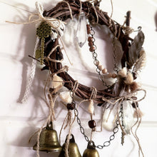 Load image into Gallery viewer, Boho Bell Wreath

